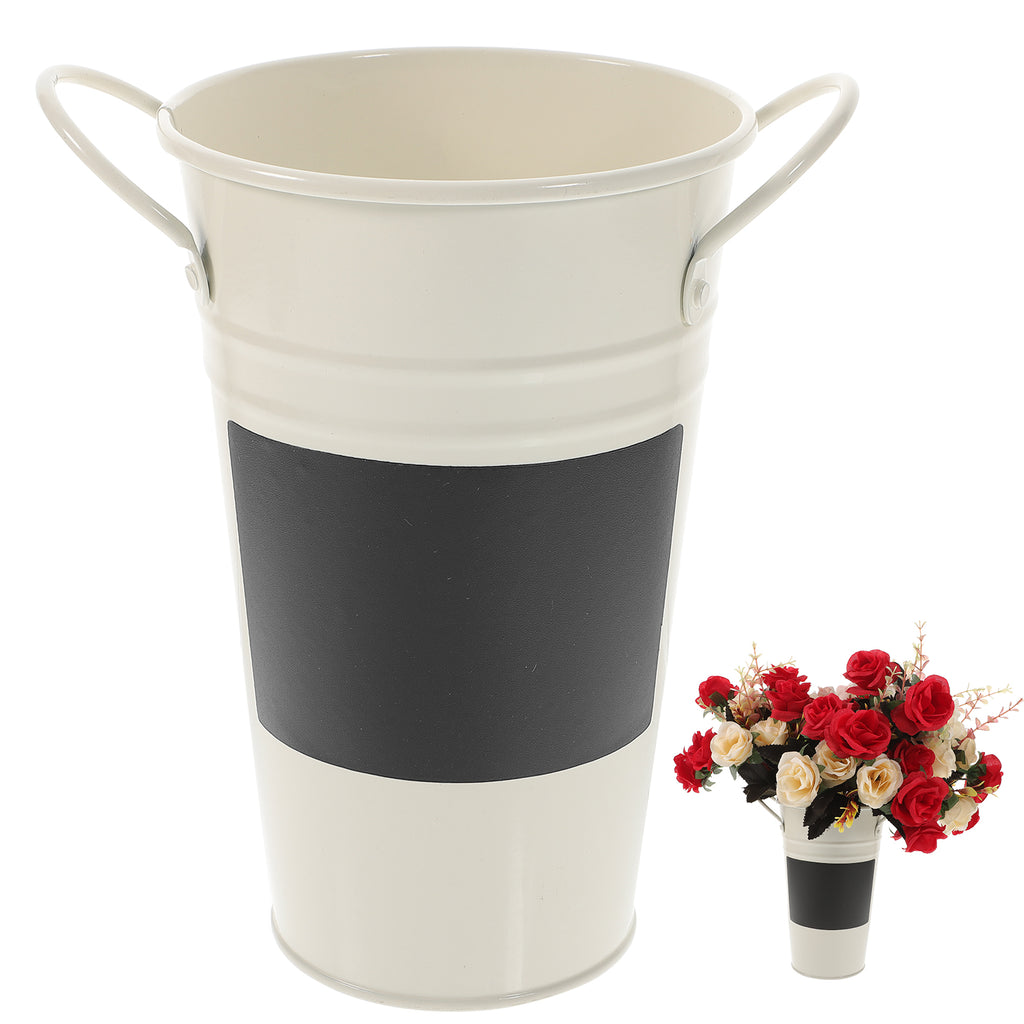 Tin Bucket Flower Pot Succulent Container G517285