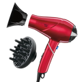 Red Travel Size Compact Ionic Hair Dryer, 1875 Watts Y652125