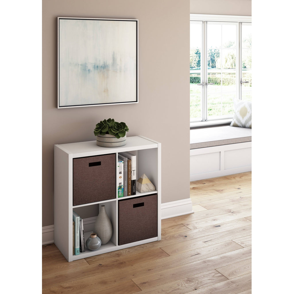 Bleached Brown Cube Bookcase Y5338