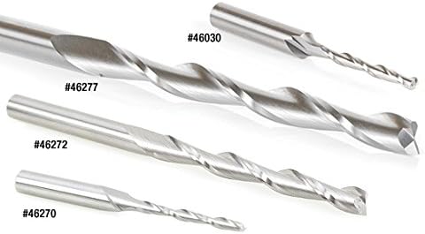 Solid Carbide CNC Foam Up-Cut Spiral Router Bit 1/4 Dia P4676