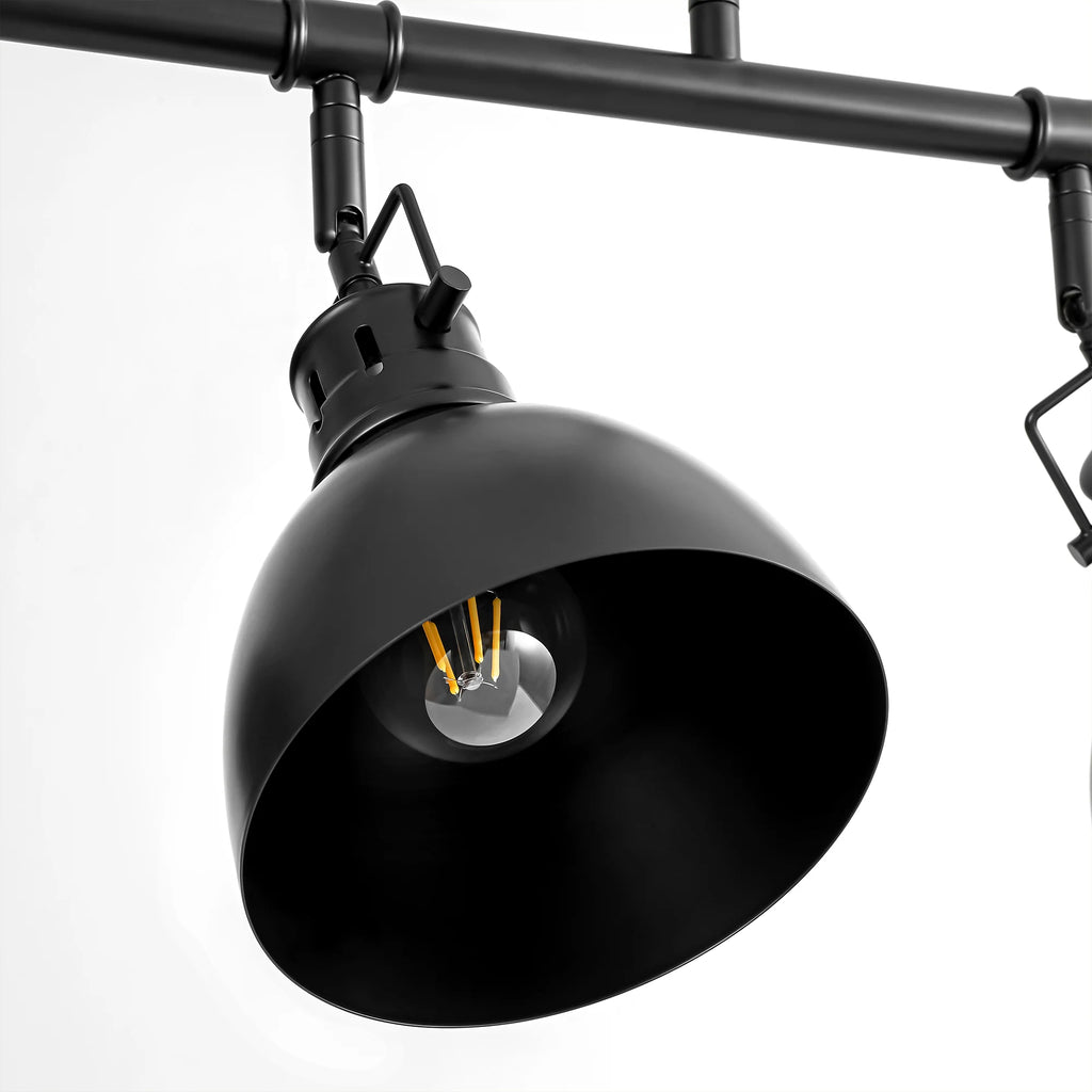 5-Light Linear Dome Hammered Industrial Pendant Q7227