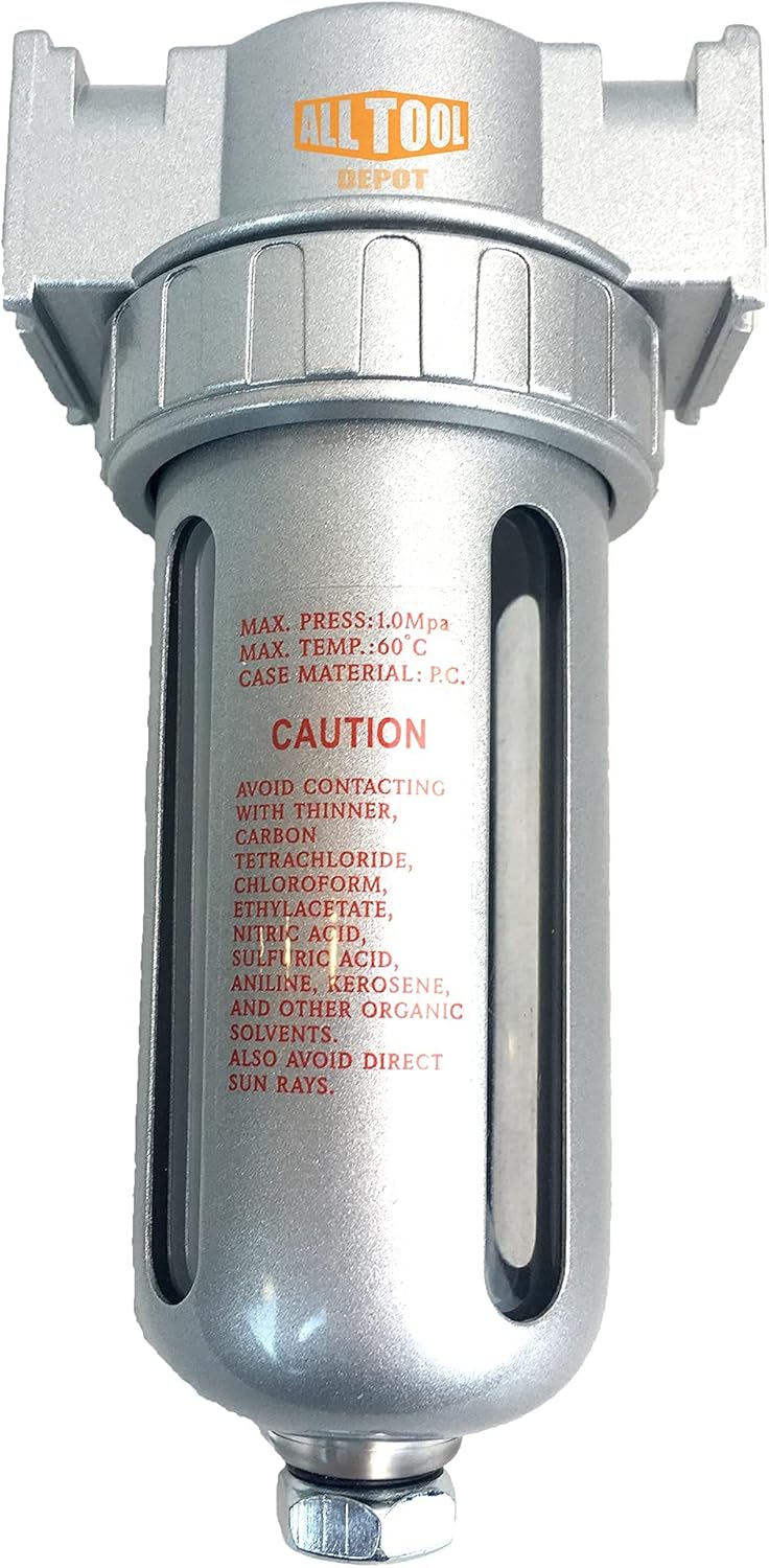 3/4 NPT Compressed Air In Line Filter Dryer Moisture Water Separator Pack of 2 T7321