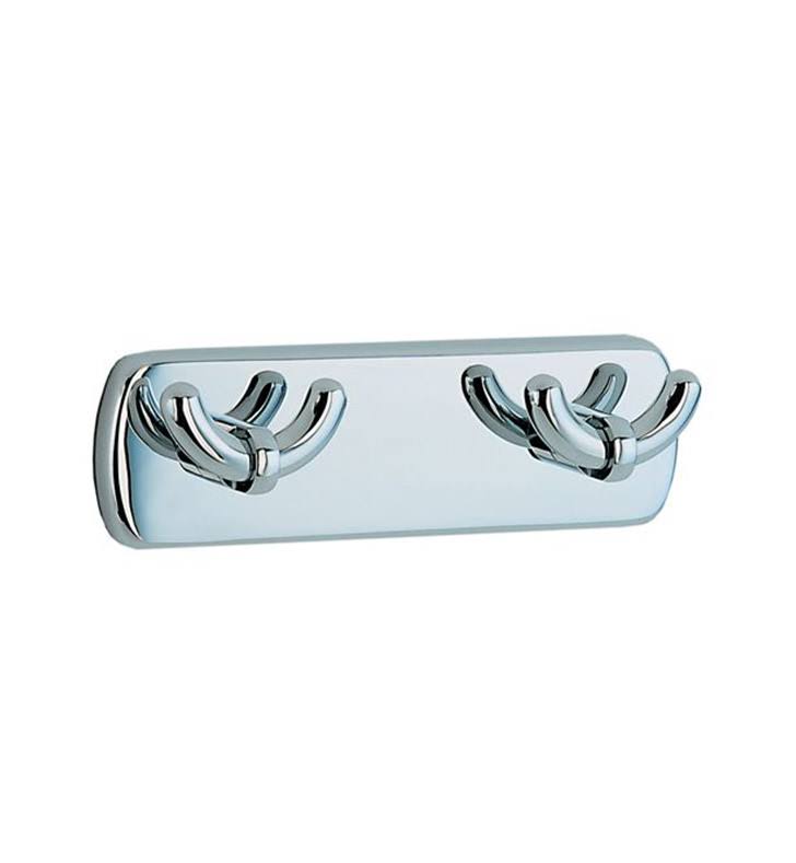 Quadruple Hook, Polished Chrome Q737
