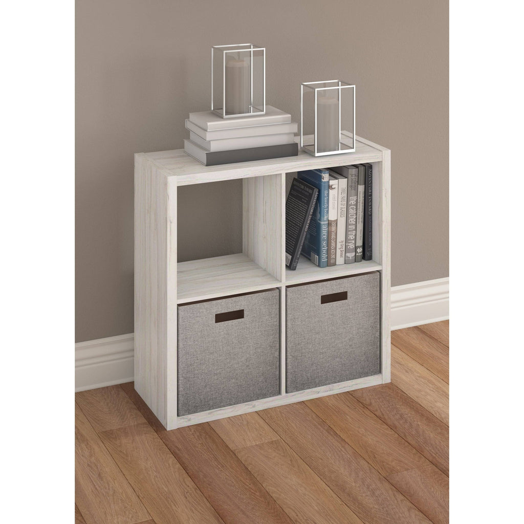 Bleached Brown Cube Bookcase Y5338