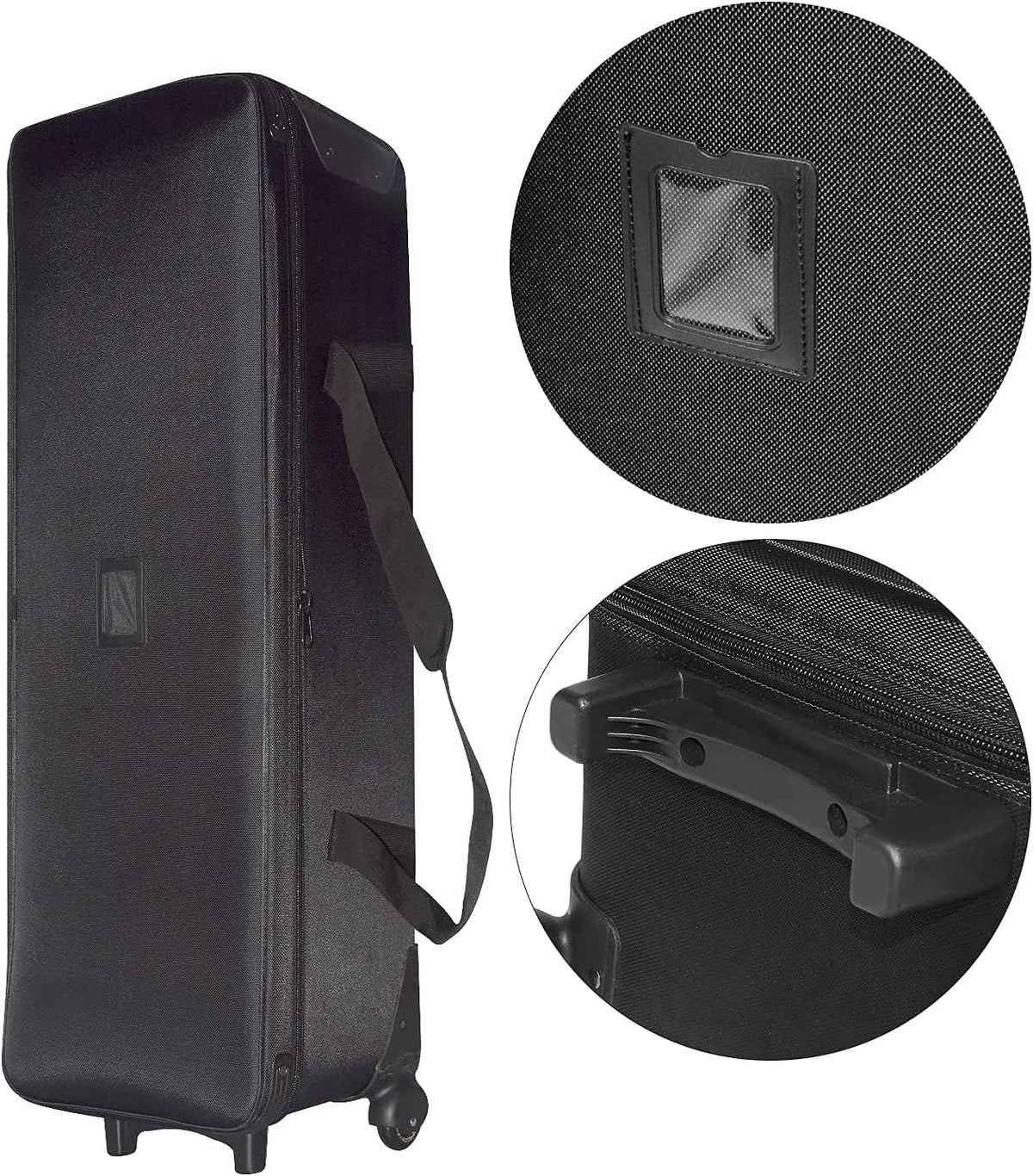 Camera Trolley Case with Padded Compartment and Wheels K1790