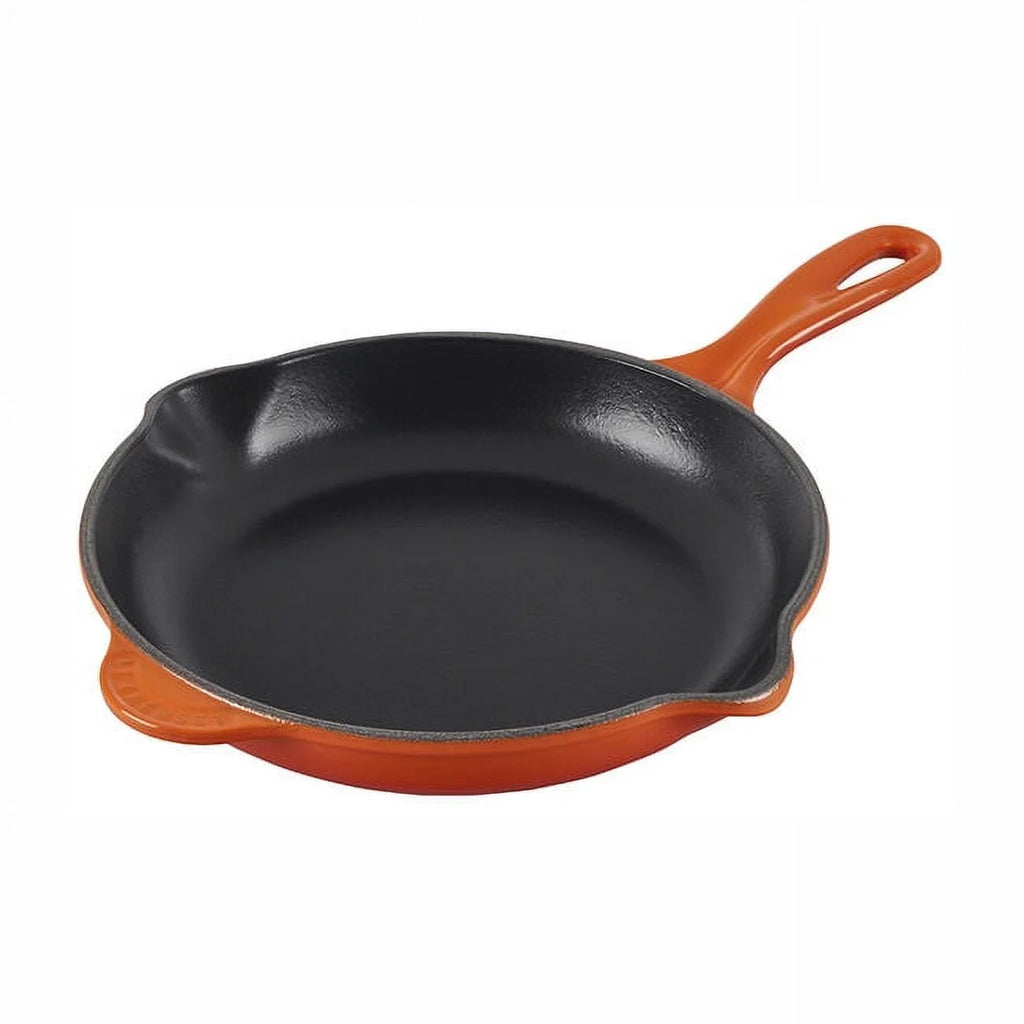 Enameled Cast-Iron 10-1/4-Inch Skillet with Iron Handle D773419