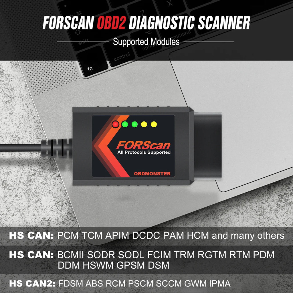 OBD2 Adapter OBDII Diagnostic Scanner via USB A90335