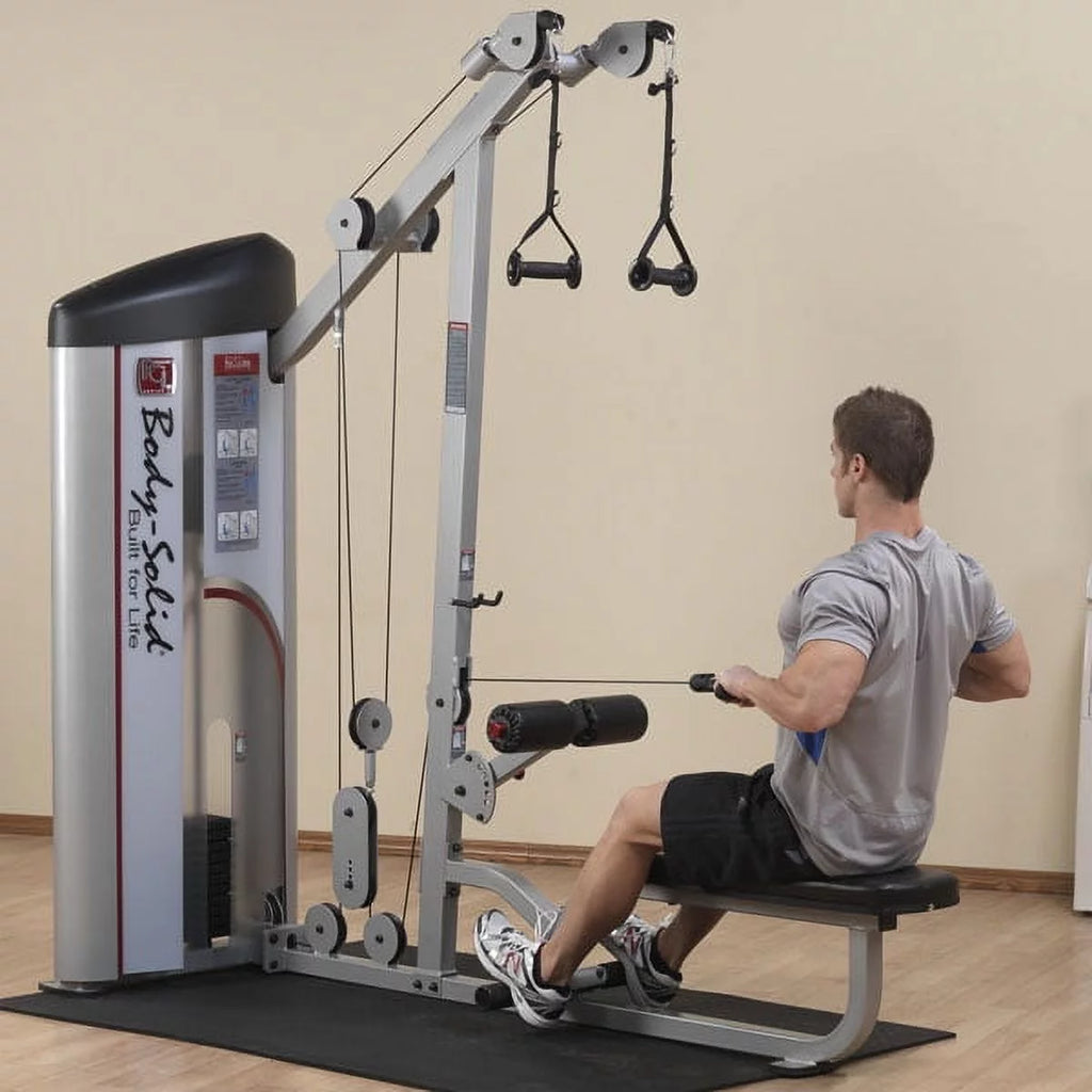 Lat Pulldown and Low Row Machine with 235 lbs. Weight Stack G602