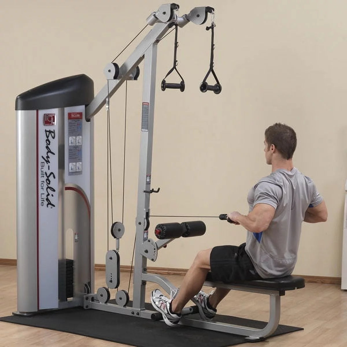 Lat Pulldown and Low Row Machine with 235 lbs. Weight Stack G602