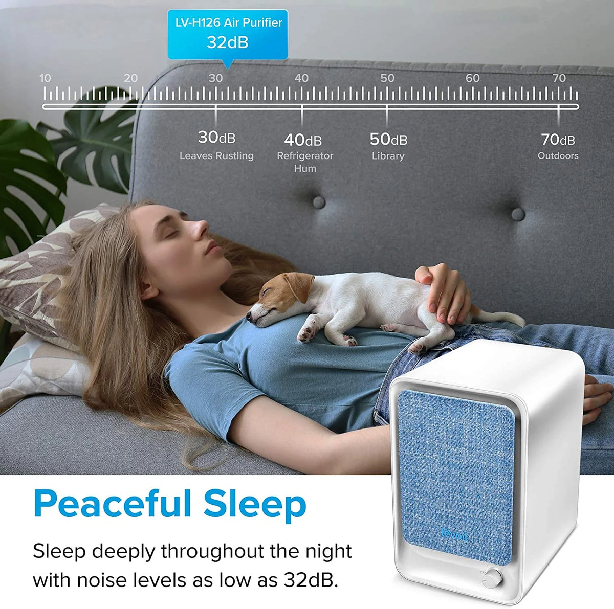 True HEPA Air Purifier with Dual Activated Carbon Filters P11040