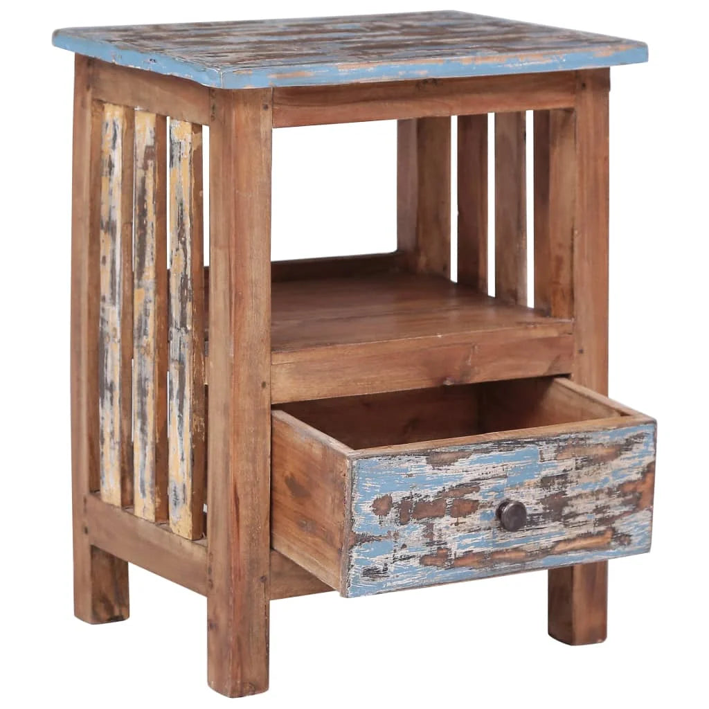 Solid Reclaimed Wood Bedside Cabinet W466