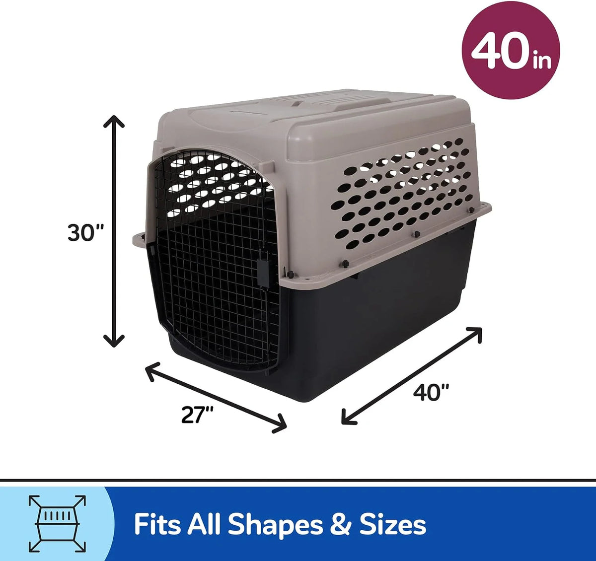 X-Small Plastic Dog Crate Z577