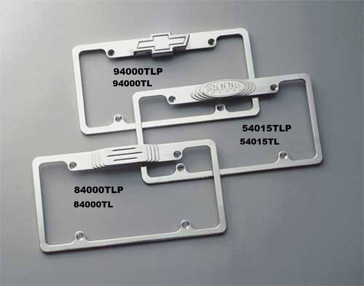 Brushed License Plate Frame G376