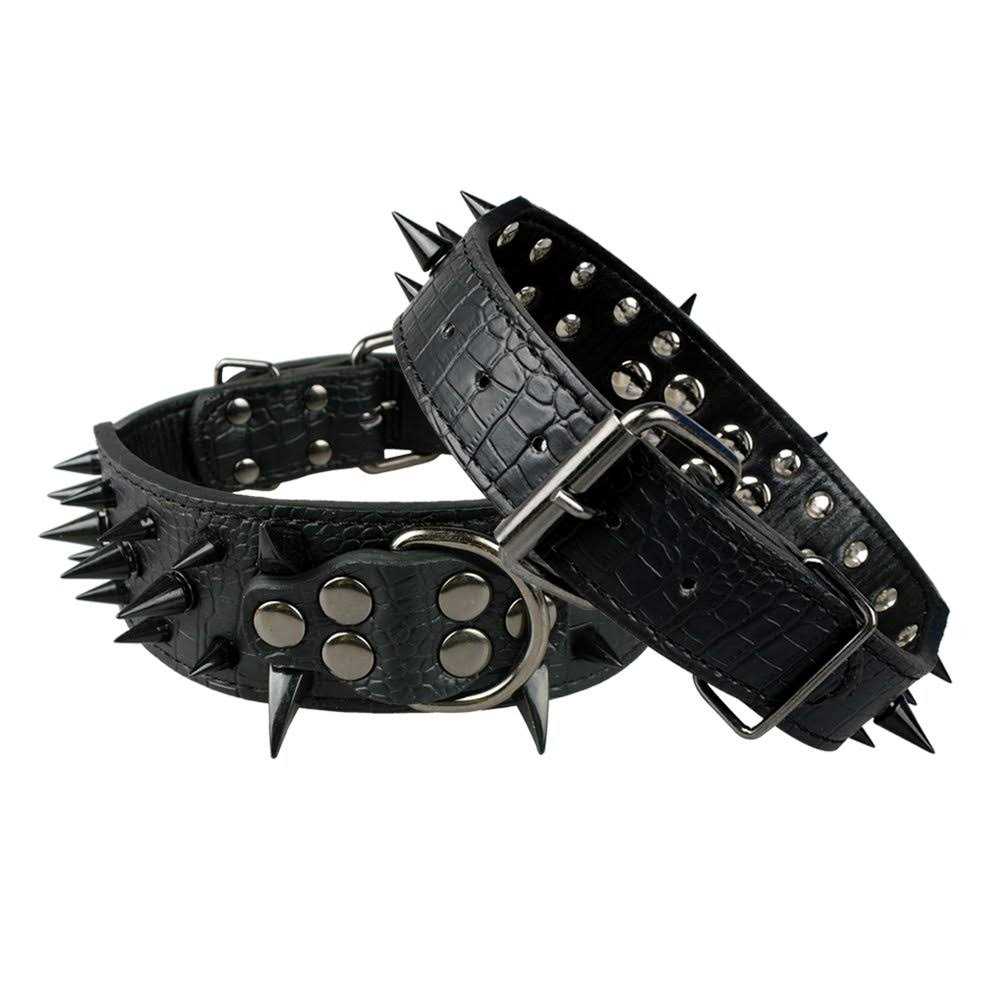Leather Dog Collar 2 Inch Y70789