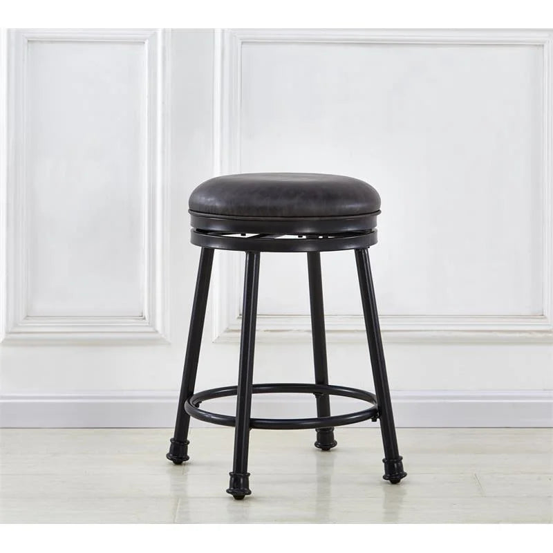 Black Swivel Counter Stool J70324