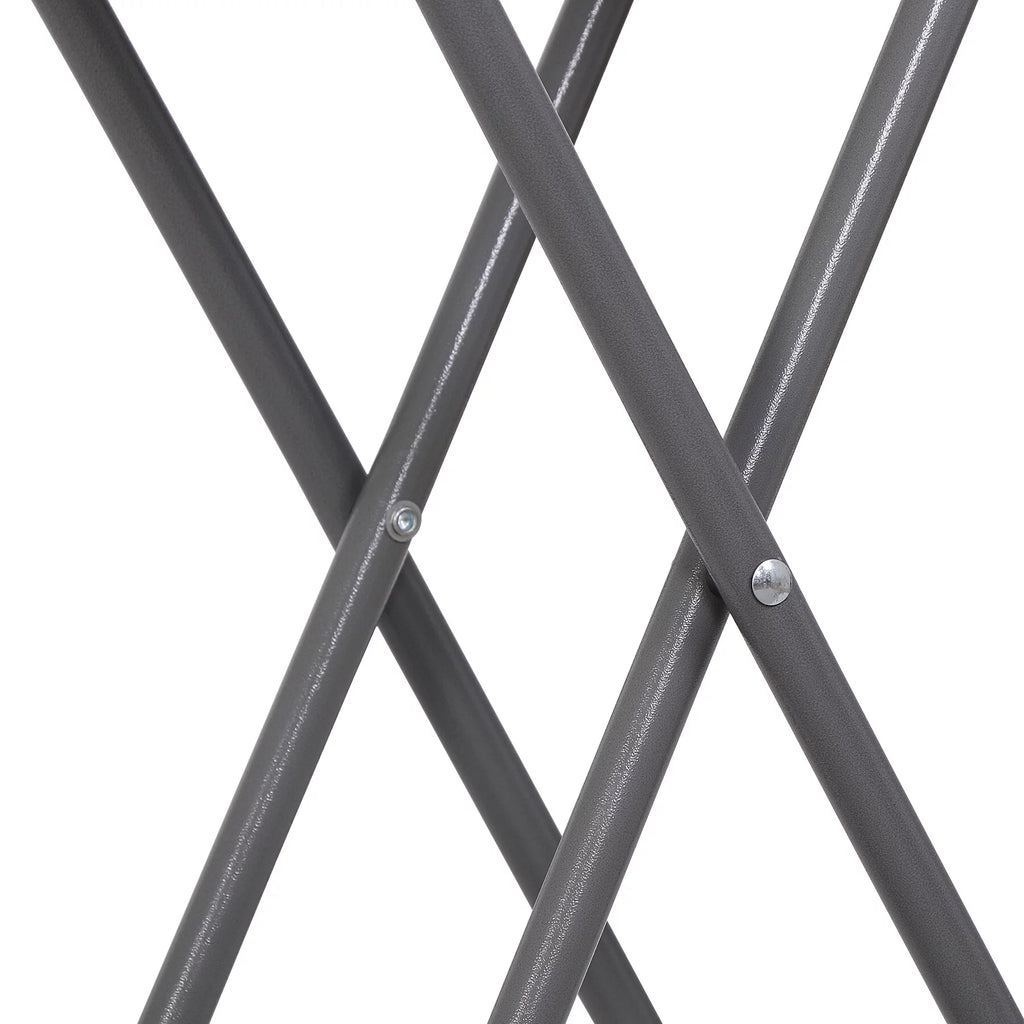 White Adjustable Folding Plastic Table S60938