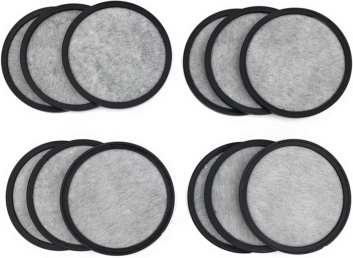 12 Pack Activated Charcoal Water Filter Discs L56798