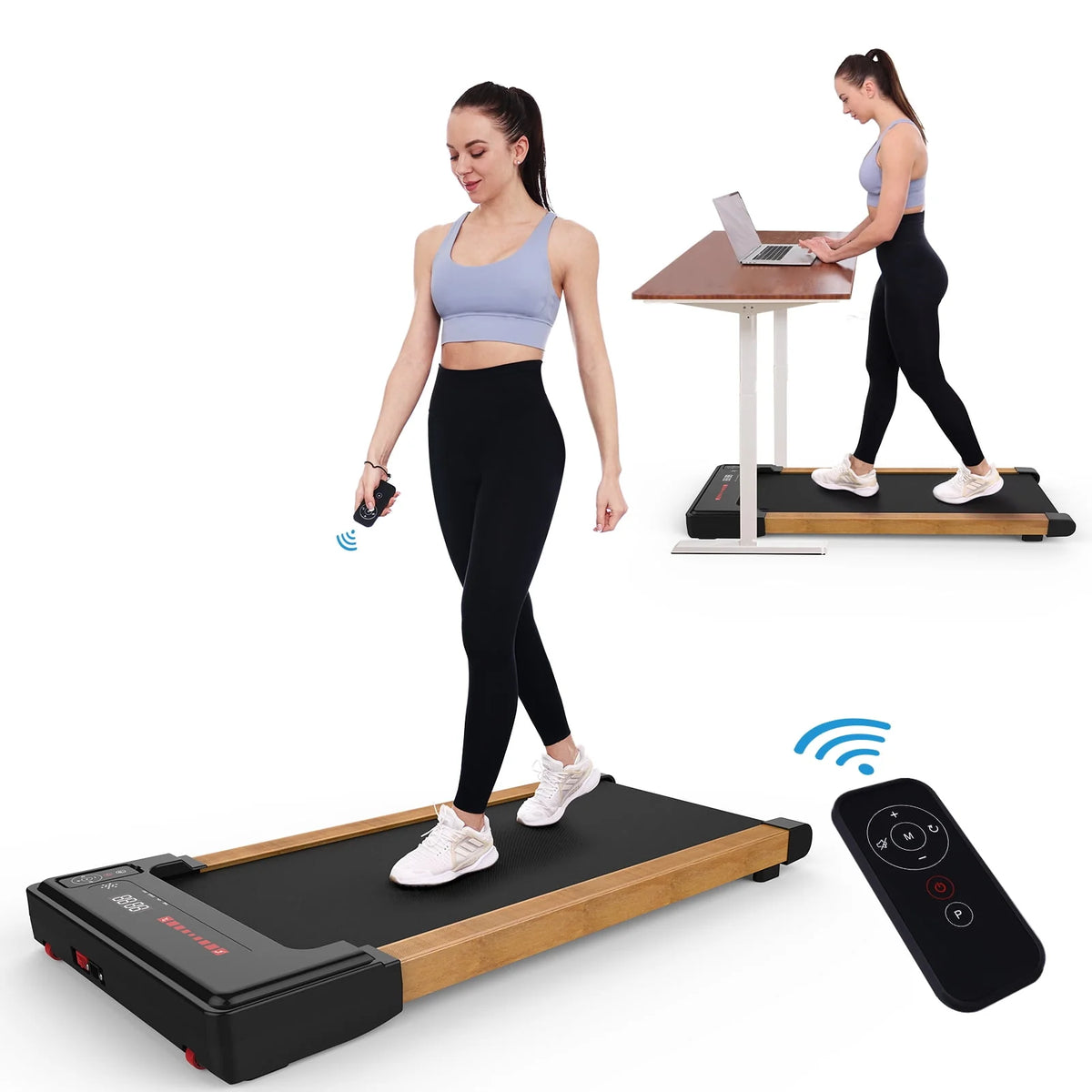 Wood 2.25HP Portable Mini Treadmill M42396