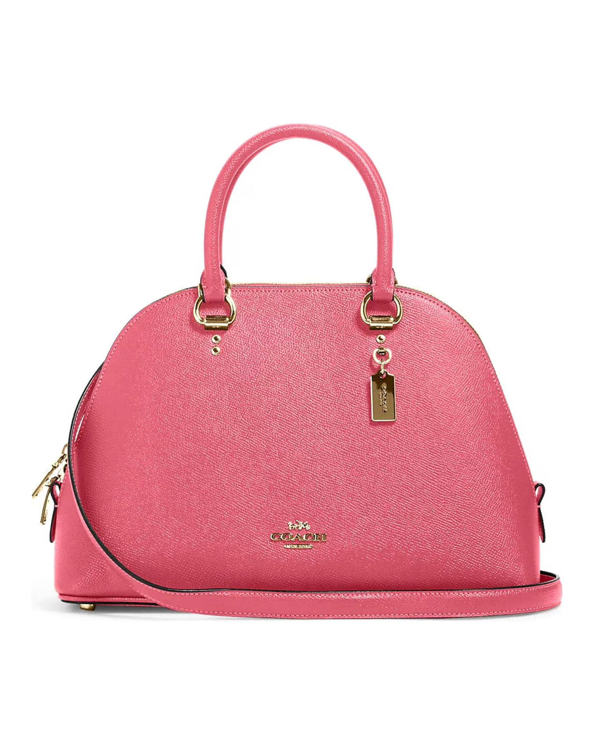 Watermelon Leather Satchel Handbag E38042