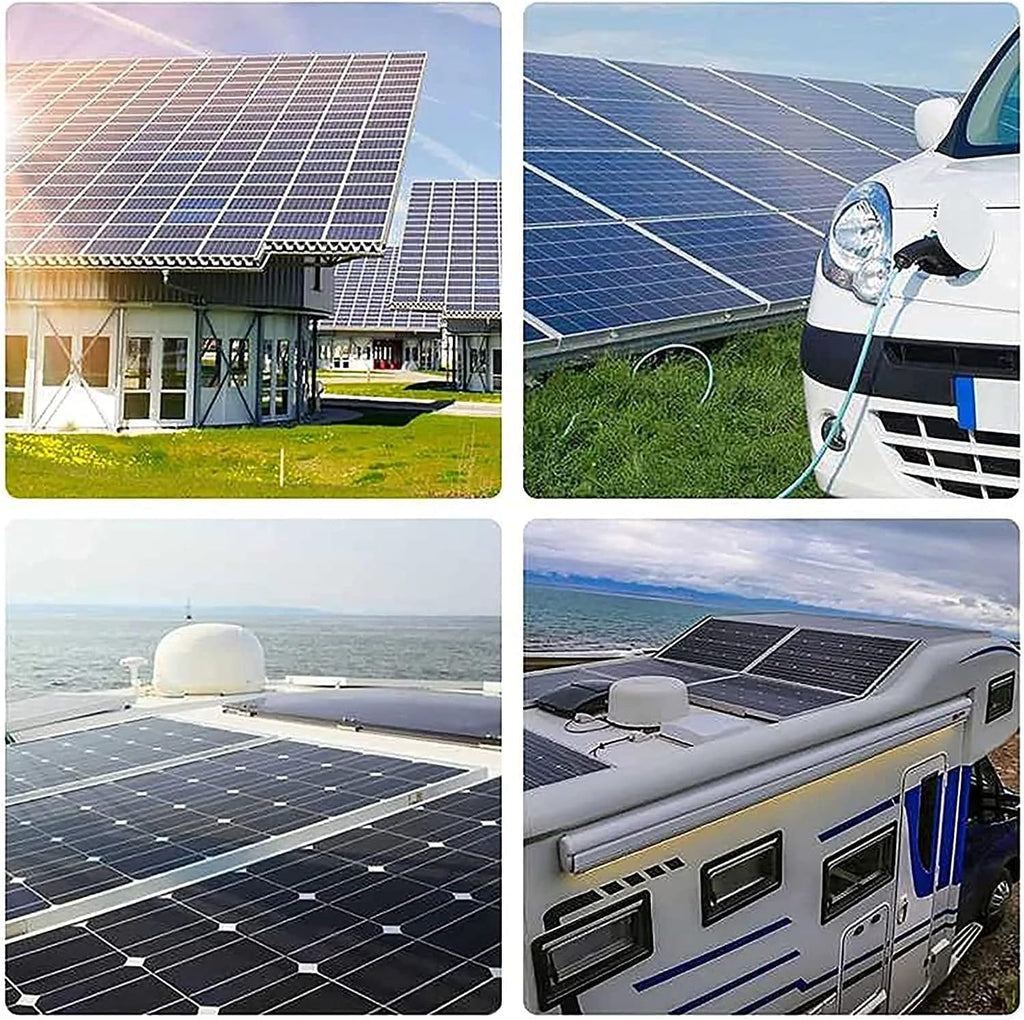 600W 2X 300W PET Flexible Mono Solar Panel with 40A Controller I8438