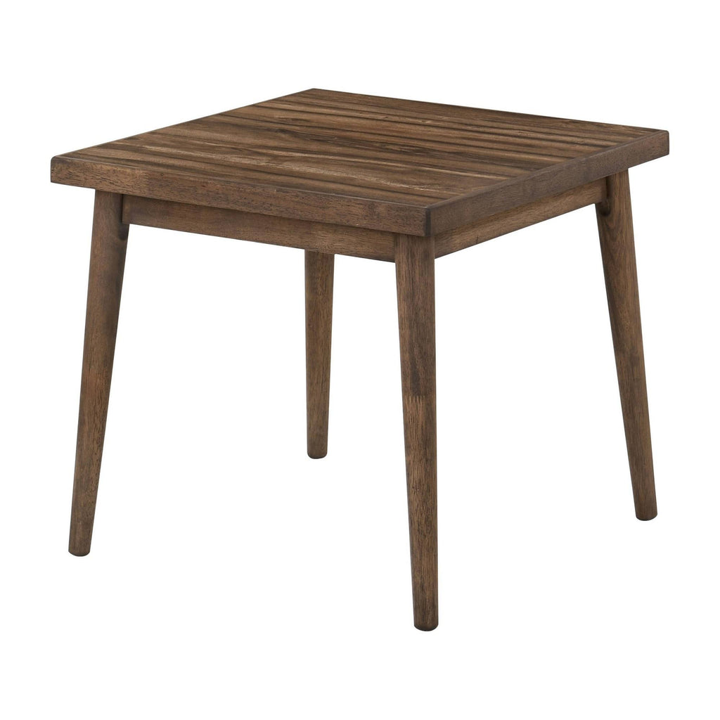 Solid Wood End Table Walnut A9229