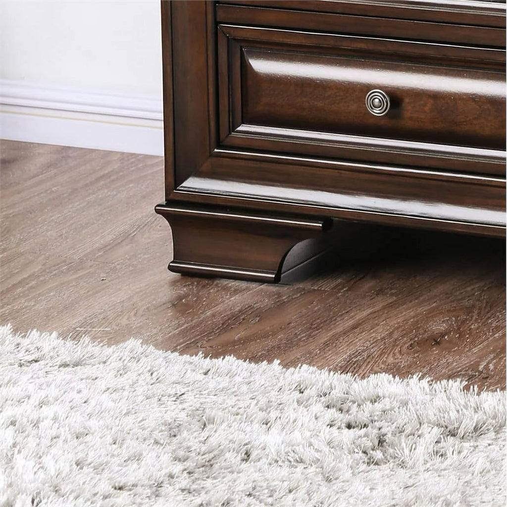 Solid Wood 6-Drawer TV Stand A2253