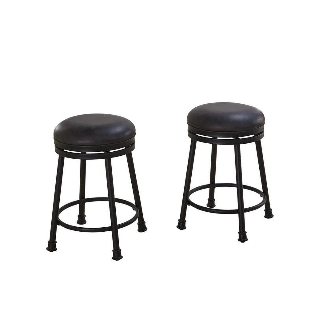 Black Swivel Counter Stool J70324