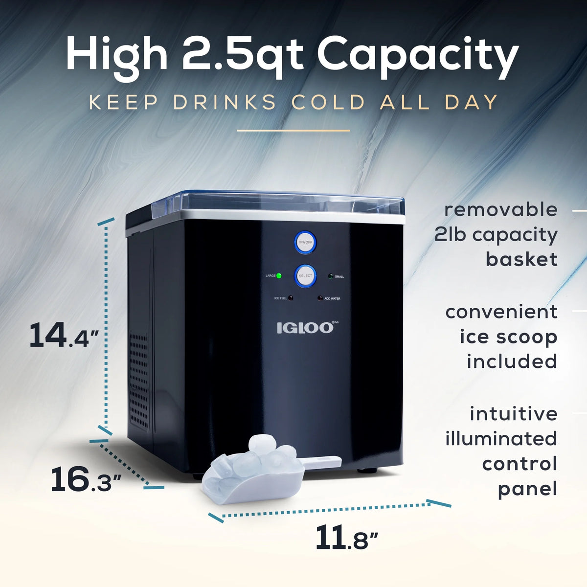 Automatic Portable Countertop Ice Maker Machine E707