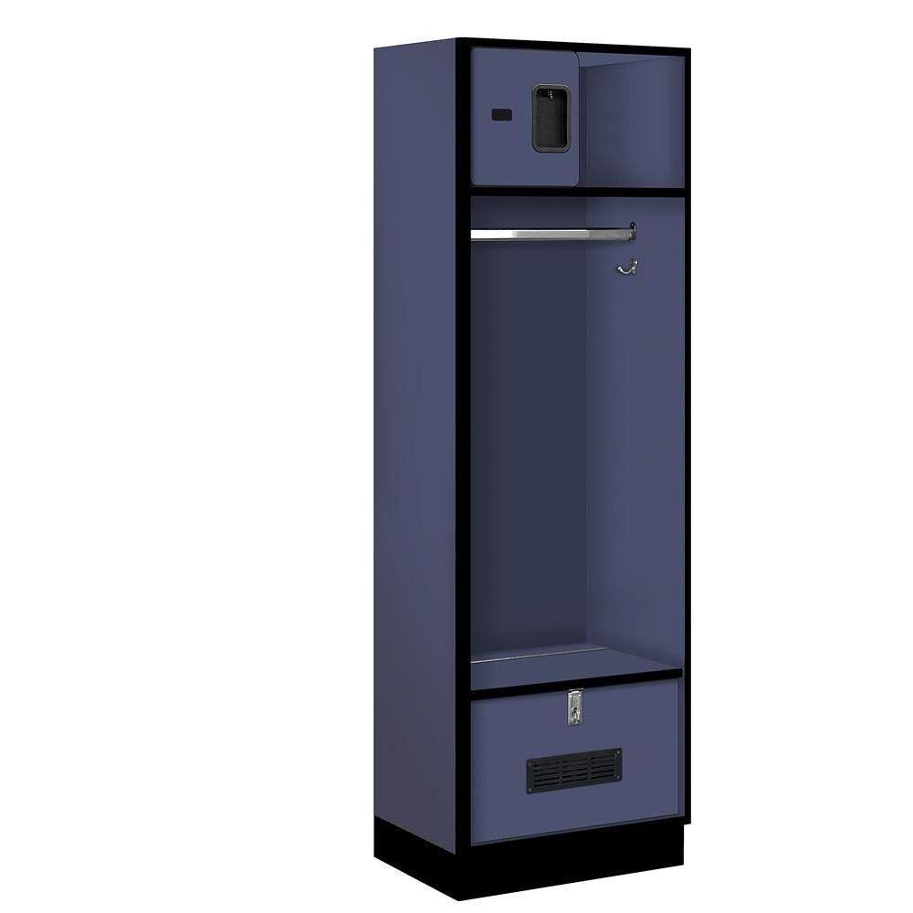 Blue 18-Inch Wood Locker J994