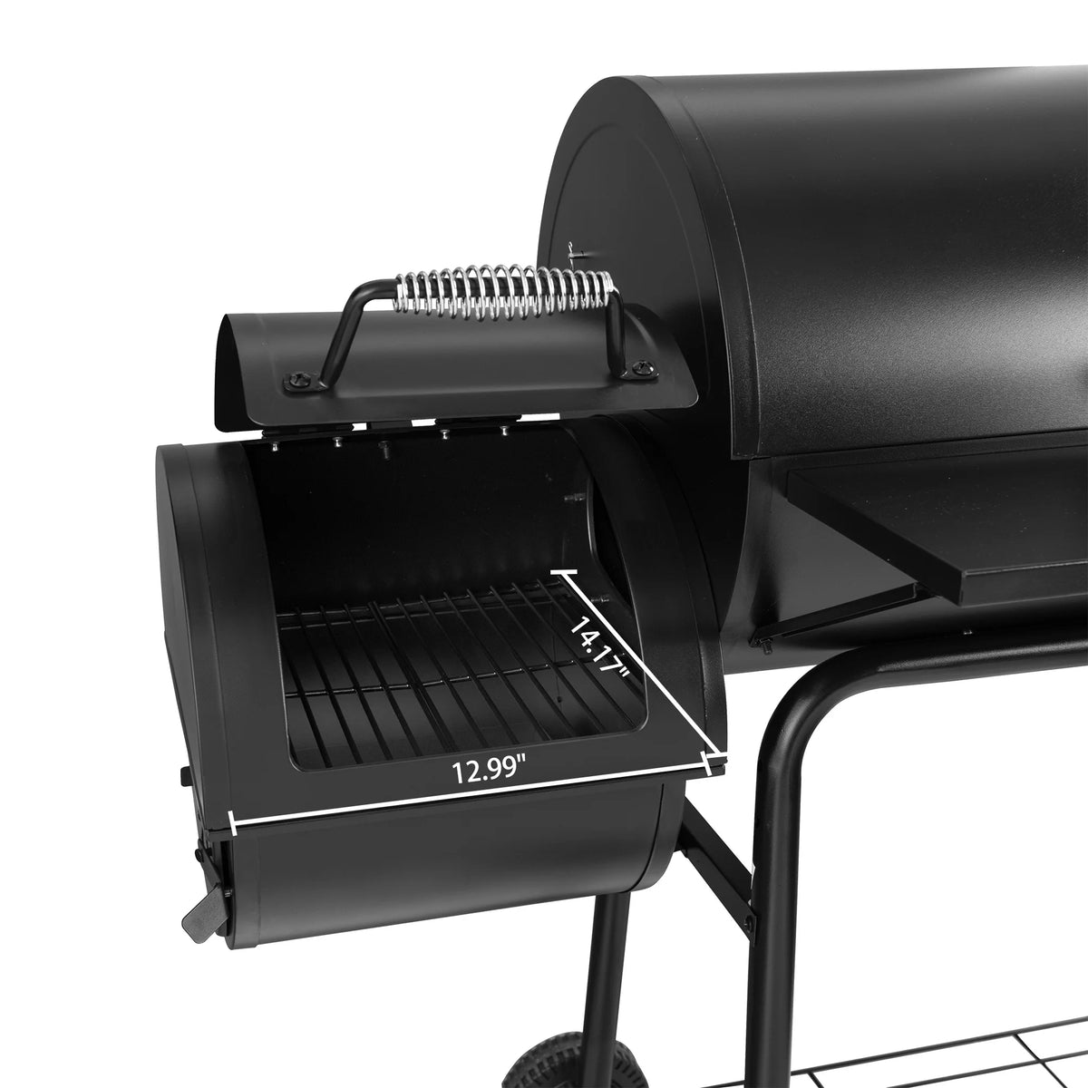 Charcoal Grill with Offset Smoker and Cover H809910
