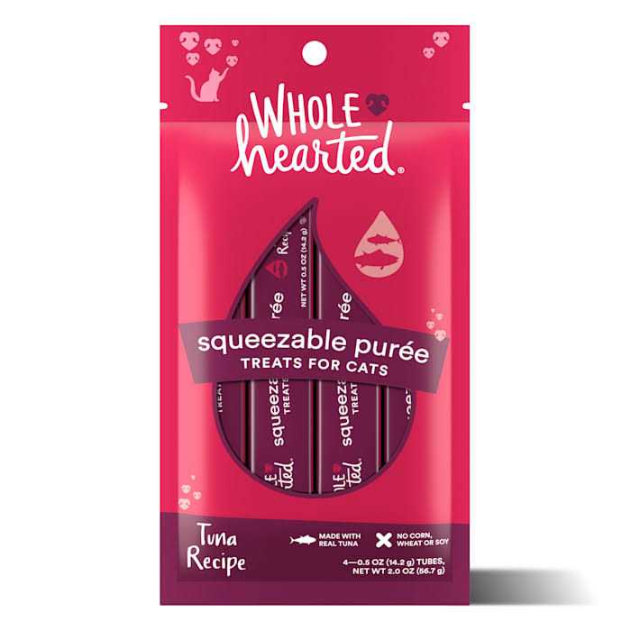 Tuna Recipe Puree Squeezable Cat Treats Q483