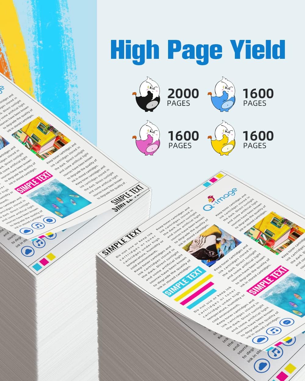 952XL Ink Cartridges High Yield 5 Pack (2 Black, 1 Cyan, 1 Magenta, 1 Yellow) K80111