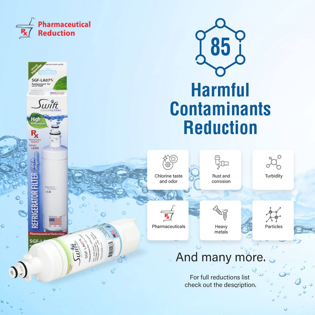 6 Pack Refrigerator Water Filter L5170