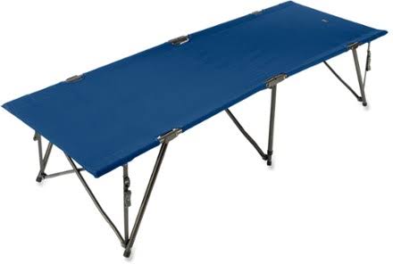 Blue Camp Folding Cot P7061