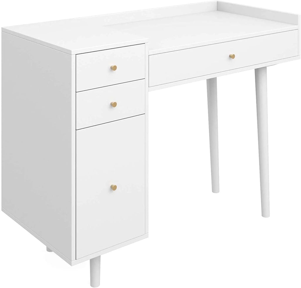 White 4 Drawer Vanity Dressing Table J365777