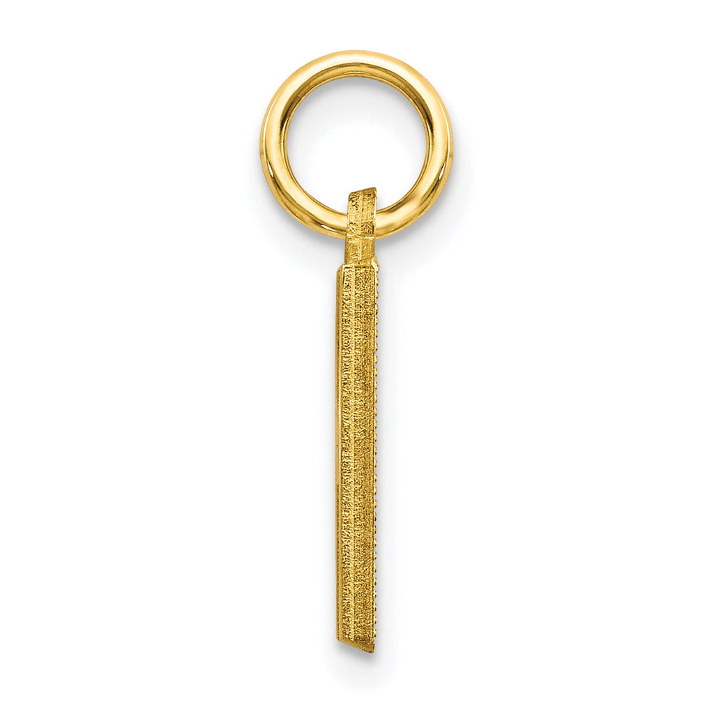 10k Yellow Gold H Pendant V645