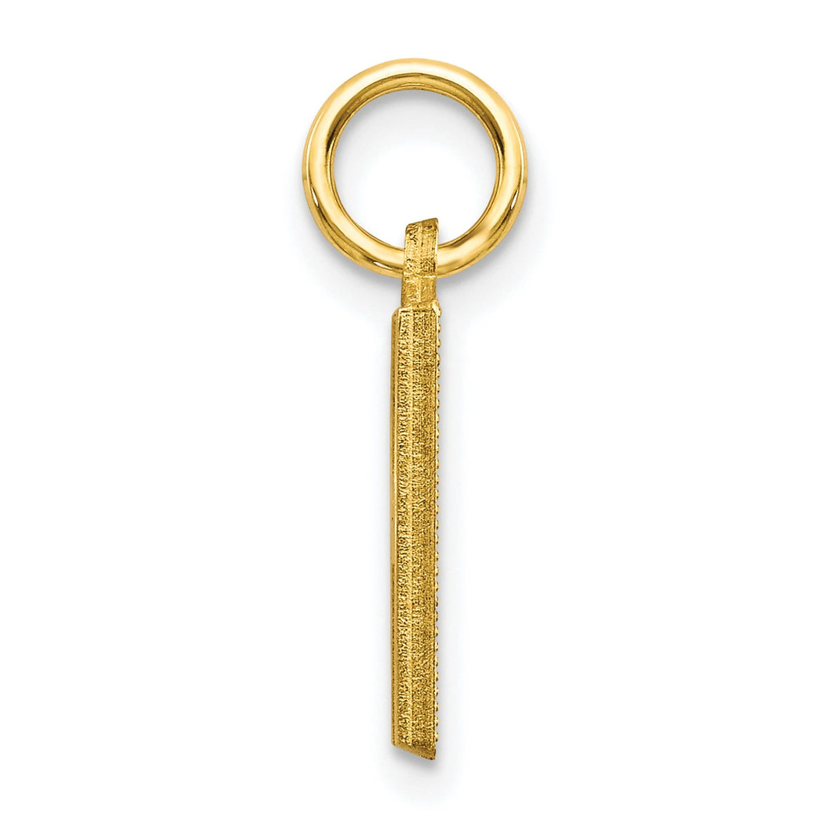 10k Yellow Gold H Pendant V645