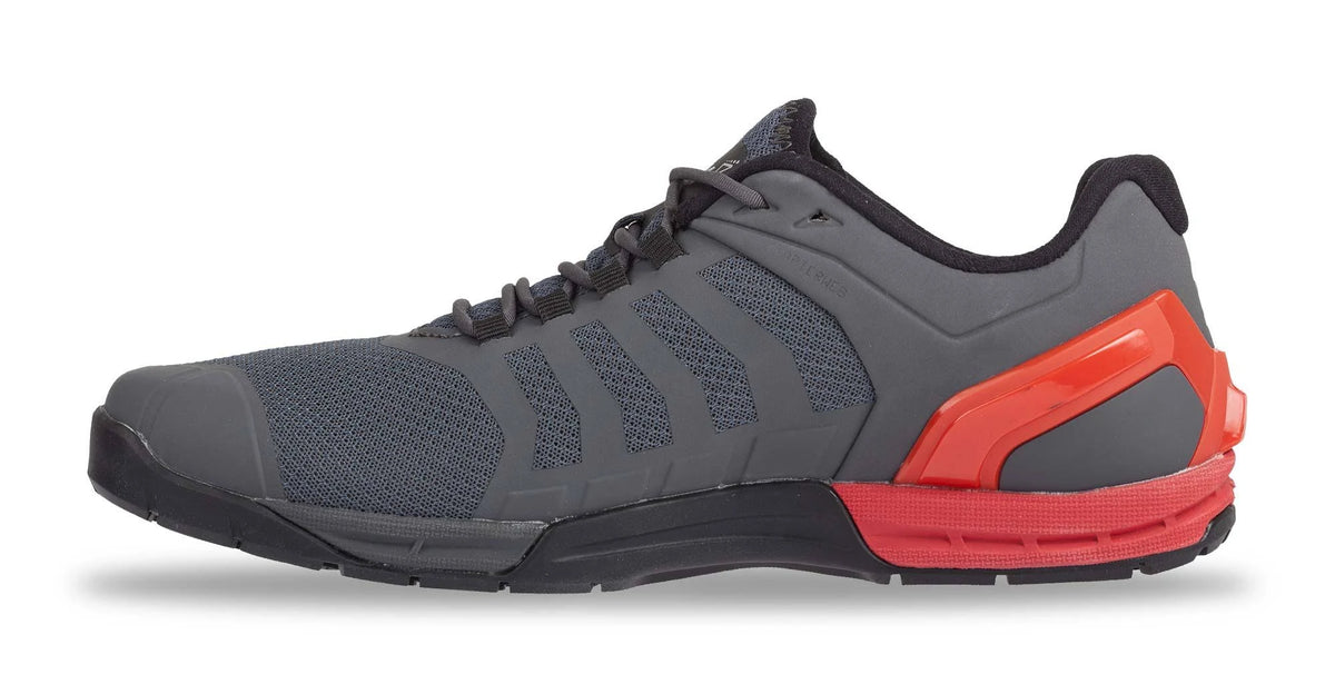 Grey Red Trainers X3662