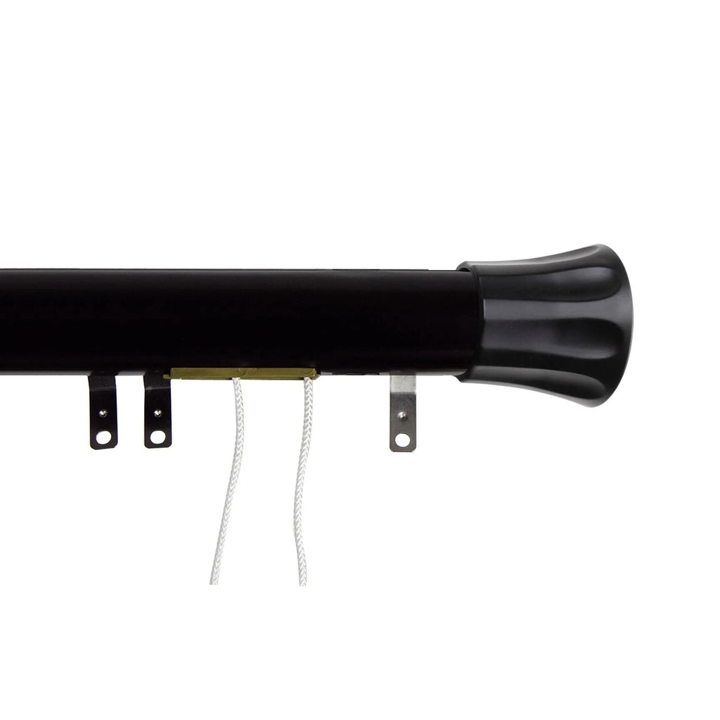 Black Finish Decorative Traverse Rod P553