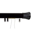 Black Finish Decorative Traverse Rod P553