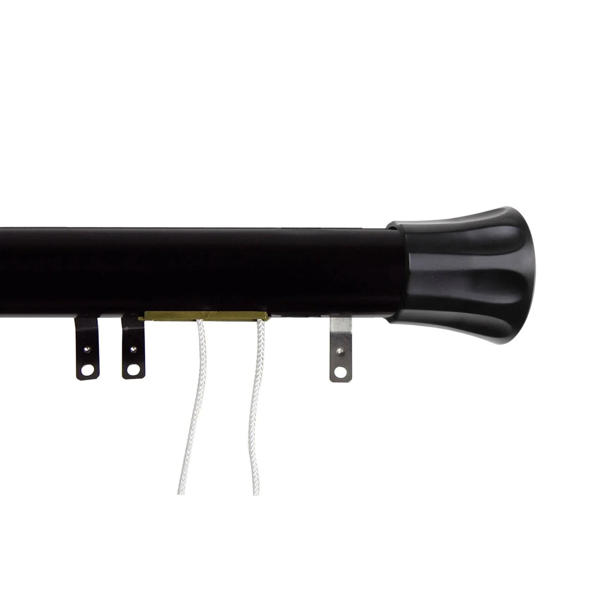 Black Finish Decorative Traverse Rod P553