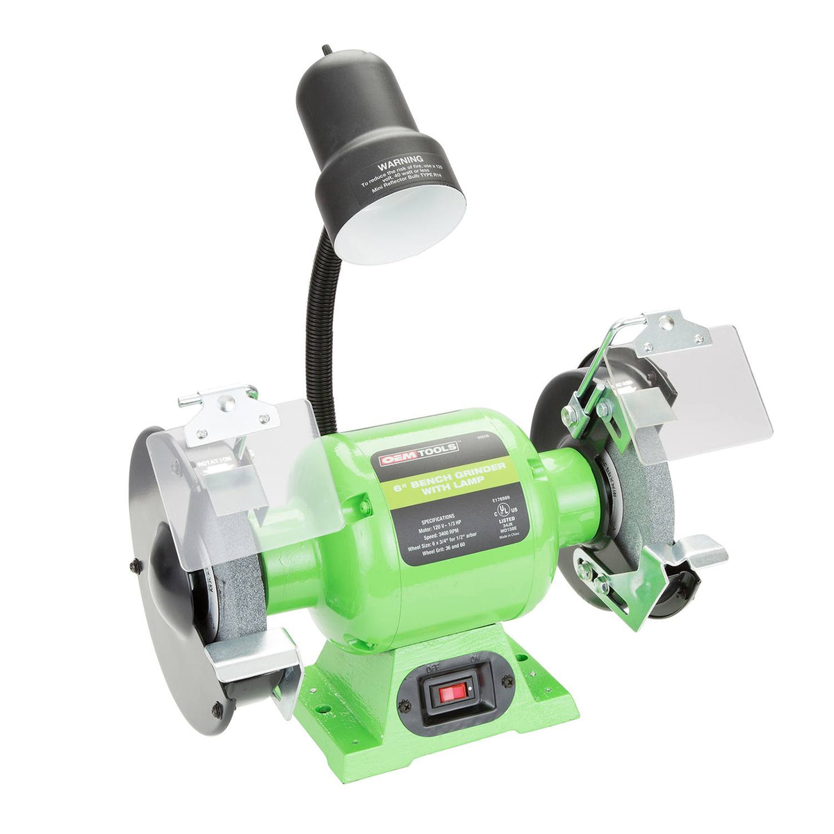 6x22 Bench Grinder with Lamp J227