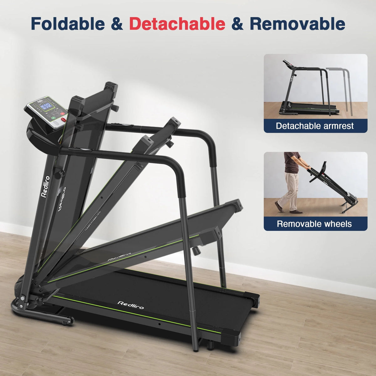 Folding Treadmill Walking Machine 2.25HP T310380