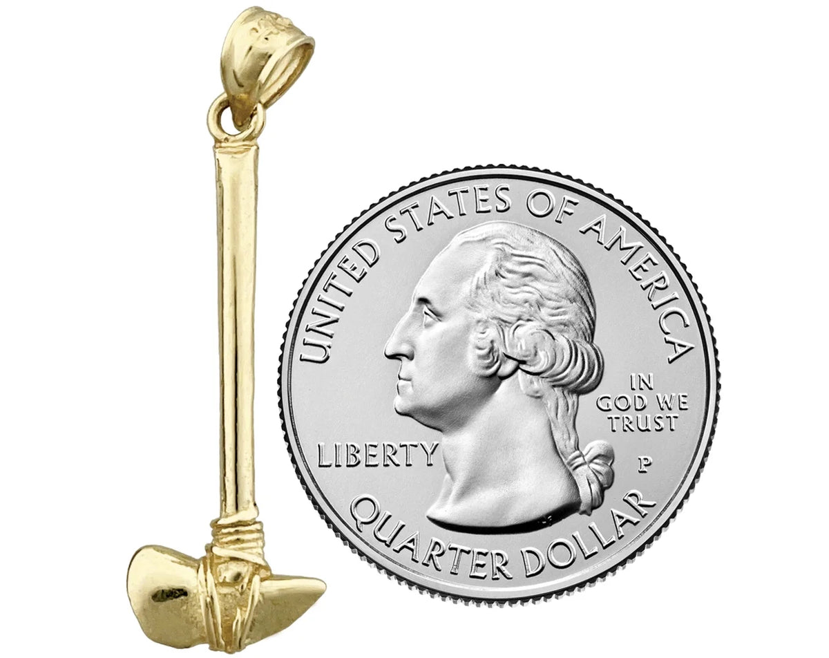 14K Gold Pendant M991