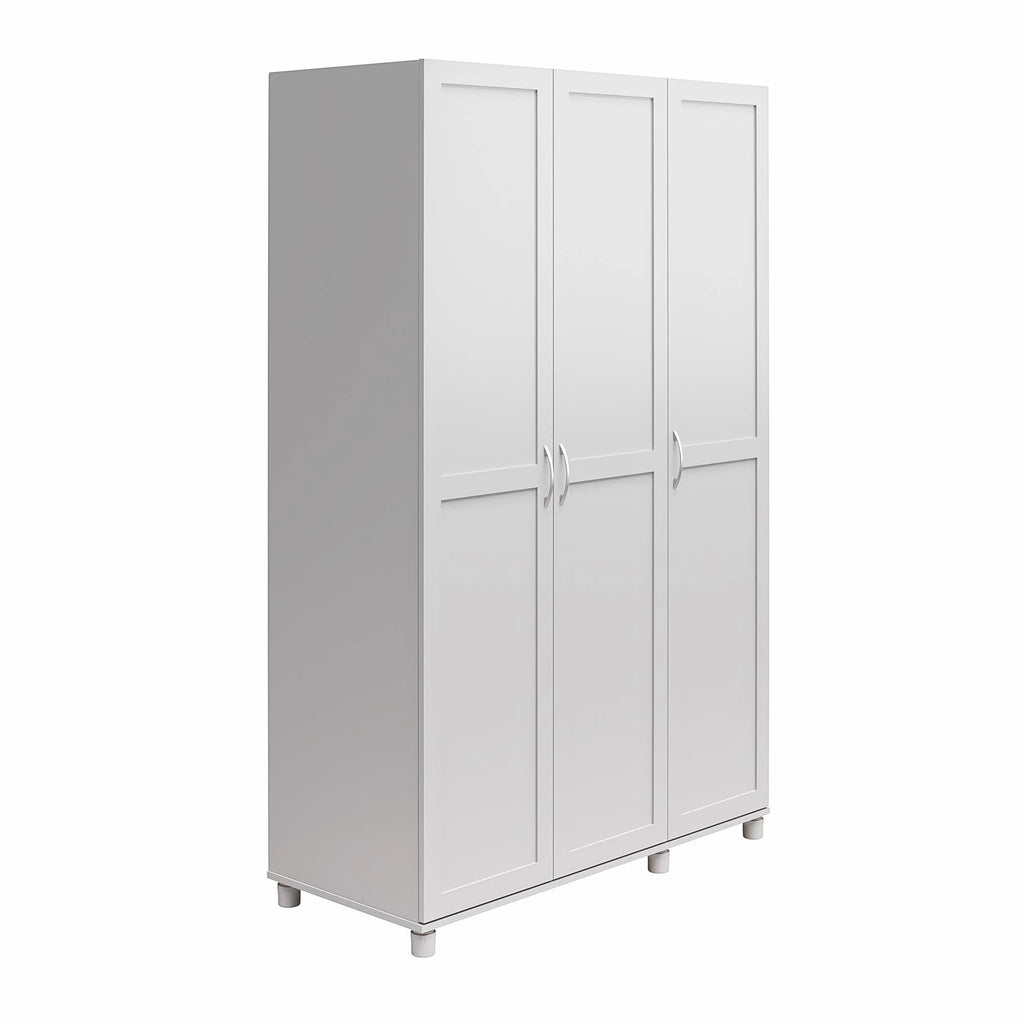 3 Door Dove Gray Wardrobe G825269