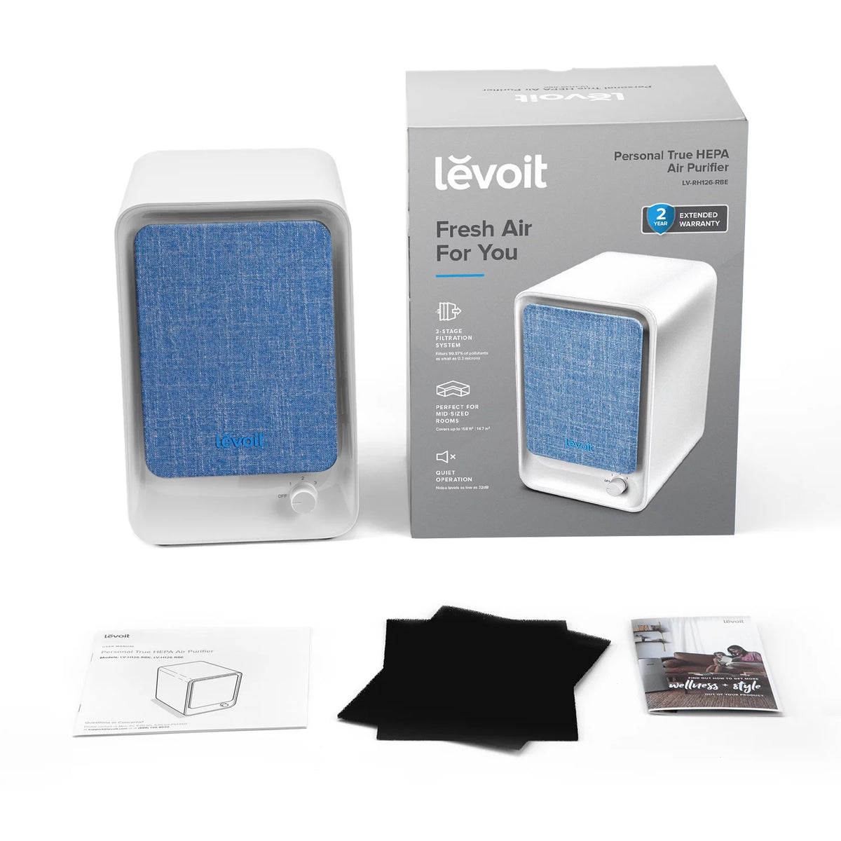 True HEPA Air Purifier with Dual Activated Carbon Filters P11040
