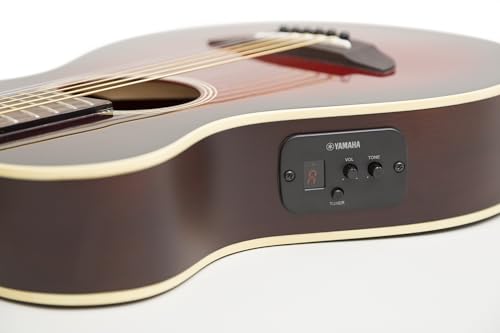 3/4-Size Black Acoustic-Electric Guitar I383