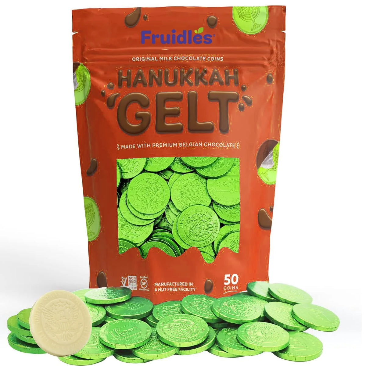 White Milk Chocolate Coins 50-Pack N73039
