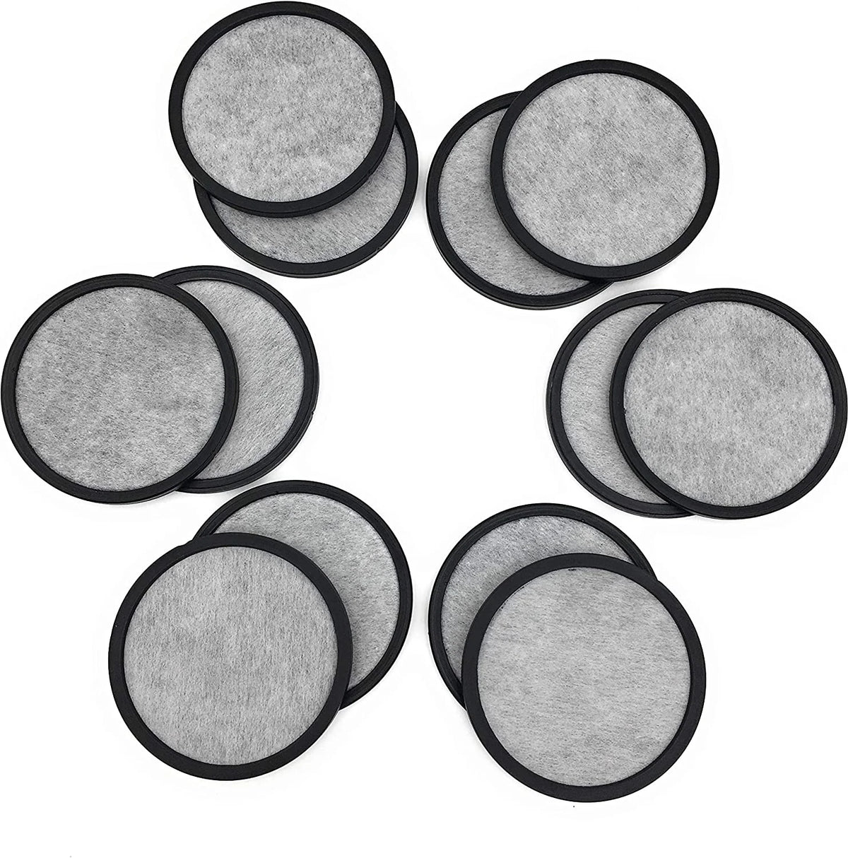 12 Pack Activated Charcoal Water Filter Discs L56798