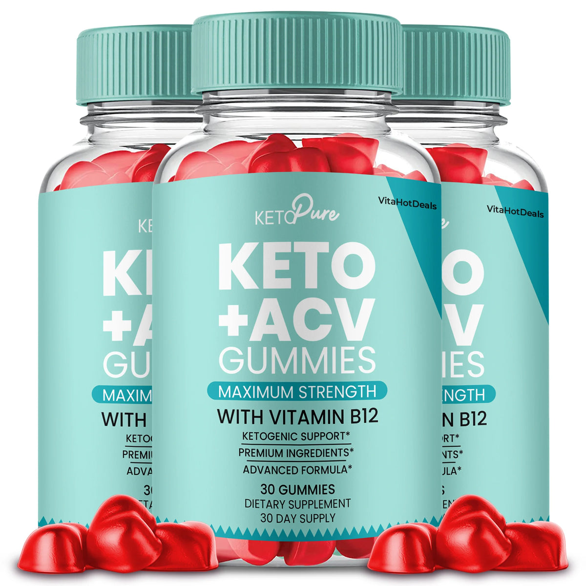 Keto Pure ACV Gummies 3 Pack I289695